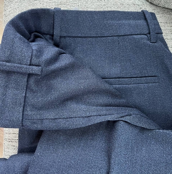 Banana Republic High Waisted Wide Leg Italian Marino Pant in Indigo (NWT) - Picture 7 of 8